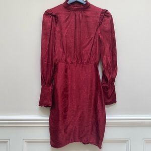 Vici Maroon Mini Dress